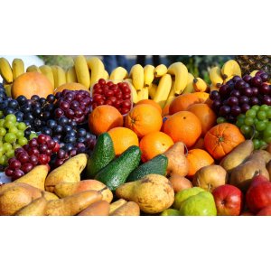 Obst und Gemse frisch