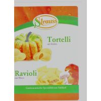 Tortelli Kuerbis Rot gefr. STRAUSS 500gr x 12 cod.17