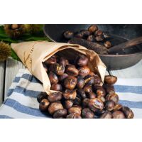 Castagne arrostite caldarroste con buccia surgel..1kgx5