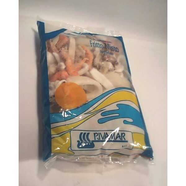 Fritto di pesce MIX in farina infarinato 1x3kg (anelli e ciuffi calamari, mazzancolle)