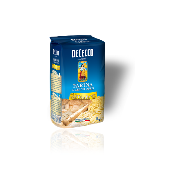 Farina DE CECCO di grano duro 1kg x 10 per pasta casalinga (P.70) cod.OFWO176