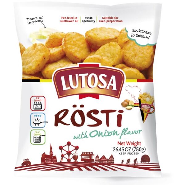 Roesti NATUR LUTOSA 30gr/St, 1kgx10 Roestis Onions (63)art.1031131-1U