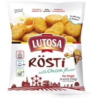 Roesti NATUR LUTOSA 30gr/St, 1kgx10 Roestis Onions (63)
