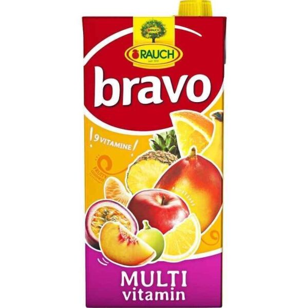 Fruchtsaftgetraenk Bravo Rauch MULTIVITAMIN 2ltx6 Tetra