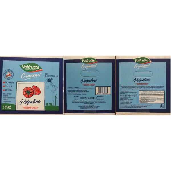 POLPA FINE pomodoro LA POLPA DORO CIRIO box 10kg (2x5) (5x14=x70) cod.028296