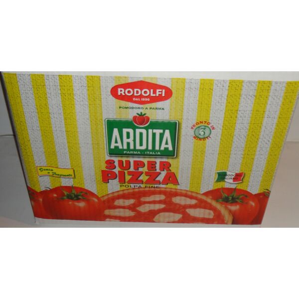 Pelati Polpa SUPER PIZZA ARDITA 10kg fine MINIPAK RODOLFI (x80)cod.111256002