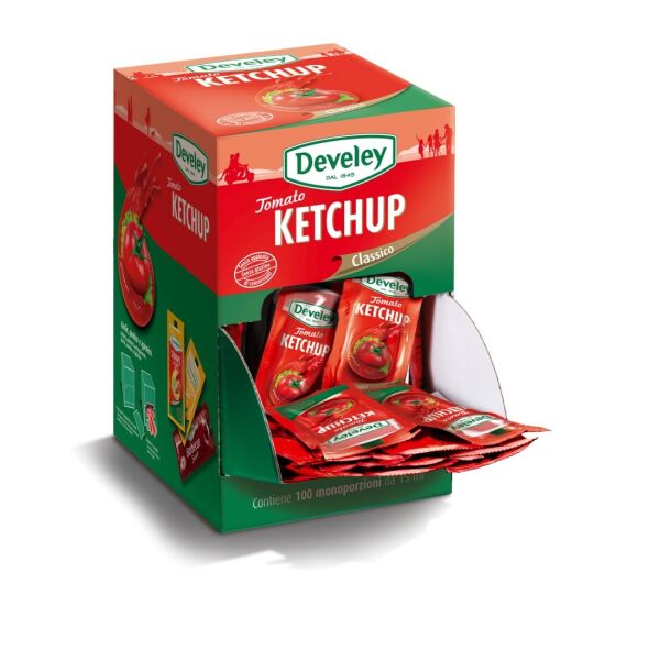 Ketchup Porz.100x15ml=16gr DEVELEY  (252/28 Pal) cod.7441
