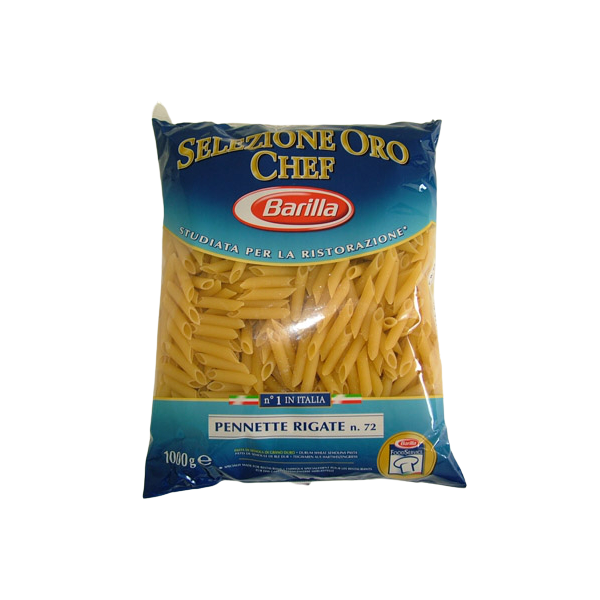 BARILLA ORO 72 PENNETTE  RIG. 1kg x 12 (L.8) cod: 001817