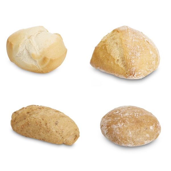Brot Broet. MIX 4 Sorten vorgeb. ALPE ADRIA 2,7kg (78St) cod.800 (L.9)
