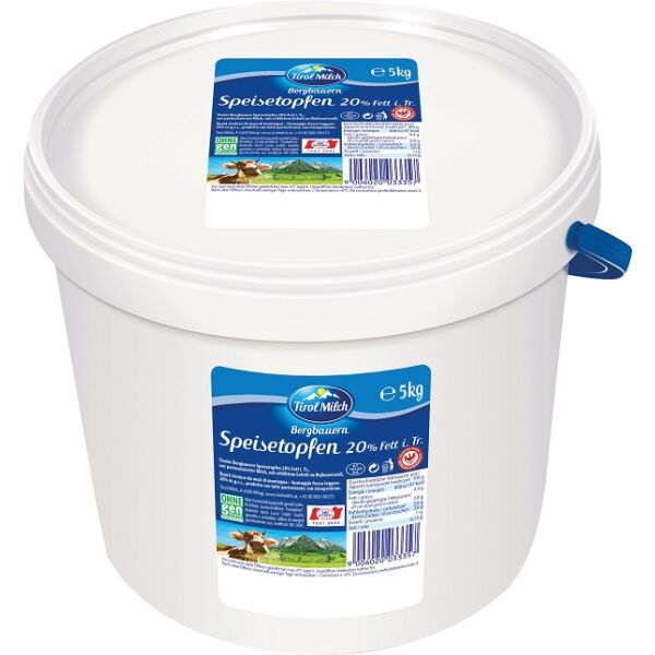 Ricotta 20% grasso TIROLER Topfen 5kg secchiello cod.1241