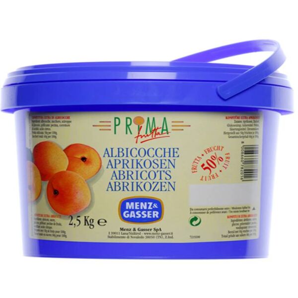 Marmo 2,5kg ALBICOCCA 50% frutta M&G cod.cod.91010001