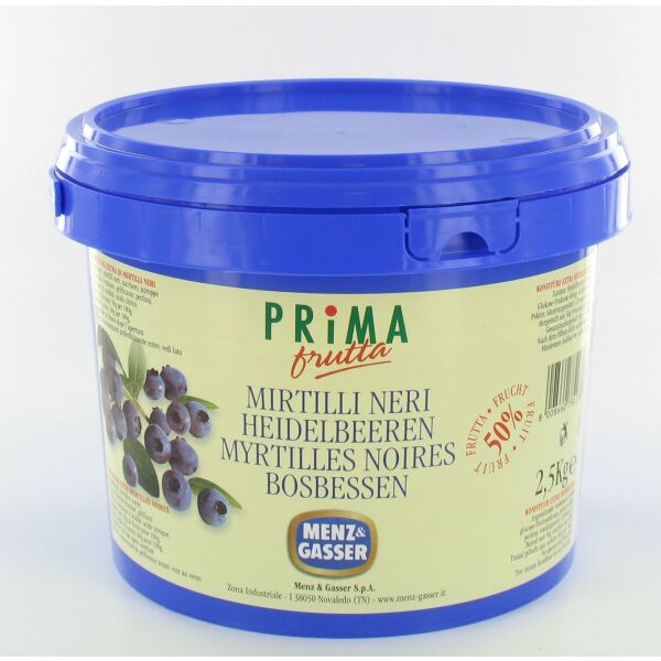 Marmel 2,5kg Schwarzbeer/Heidelbeer 50% Frucht M&G cod.91010023