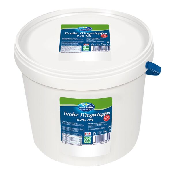 Quark 0% MAGER Tiroler Speisetopfen 5kg cod.1240 cod.301