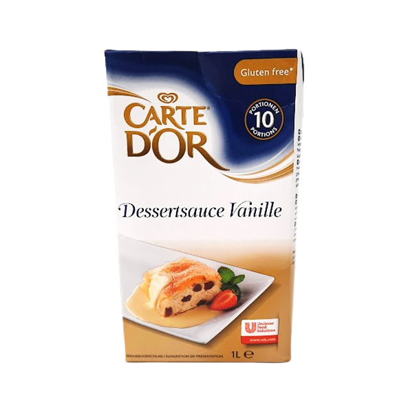 Vanille Dessert Sauce CARTE DOR 1lt x 6 servierfertig cod.60004501 (L.20 P.100)