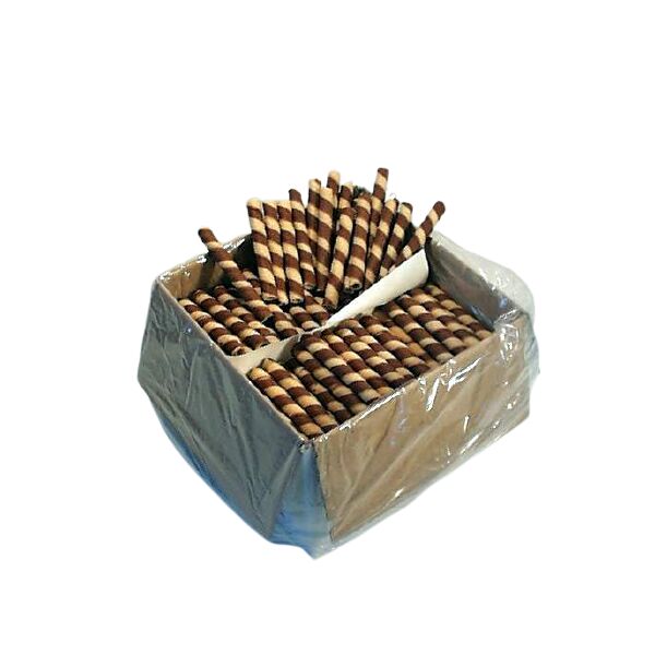 Eiswaffel Hohlhippe ZIGARETTEN ZEBRA Kurz 8cm 350St x 8 WAFERCACAO Art:3044I
