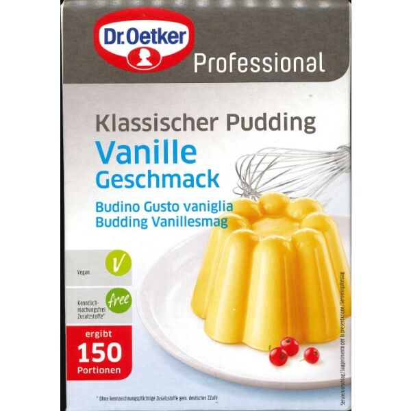 Pudding VANILLE Dr.Oetker 1kg x 6 (150 Porz)