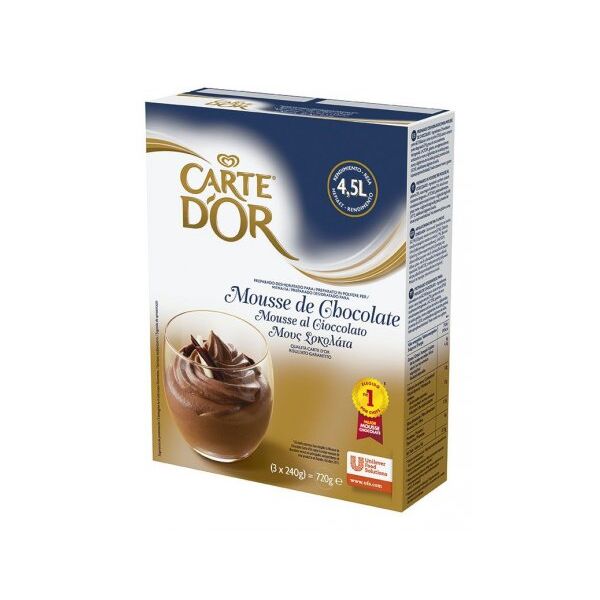 Prep.MOUSSE CIOCCOLATO latte marrone 720gr x 6 ALSA senza glutine cod.67326004