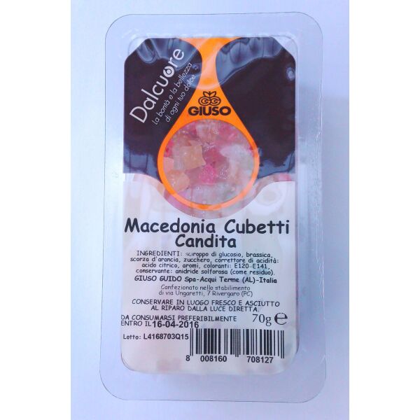 Cubetti macedonia candita 100g x 12 cod.000426201