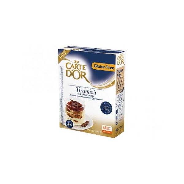 Crema polvere tiramisu` Carte dÂ´or 540gr x 6 (2buste) 1str= 12x6 cod.8720182776303