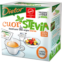Diaet Brieflzucker Dietor cuor di Stevia 30Briefl.x1gr x 24