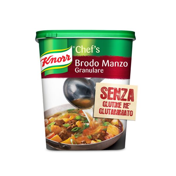 Suppenwuerze Knorr BRODO DI MANZO Rindssuppe Granulat 1kgx6 glutenf., o. Glutammat (L.9) cod.68684057