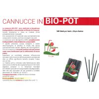 Cannucce pieghevoli Bio-Pot (compostabile) FLEX...