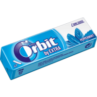 Gomme ORBIT PEPPERMINT 16,8grx10x30 = 1cf (x20) blu