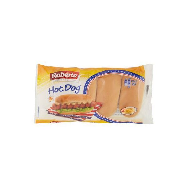 Brot Hot Dog frisch 250grx8 (4pz/cf)