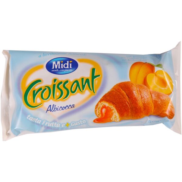 Brioss Croissant MIDI Aprikose 8St x 50gr = 400gr x 9Pk=1Kt