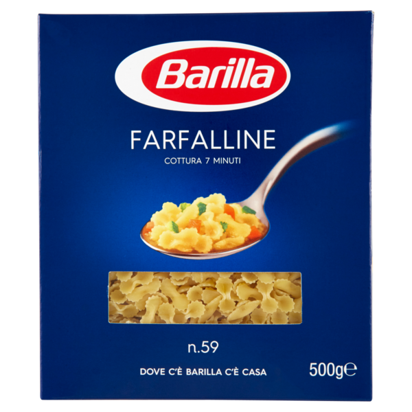 BARILLA 59 Pastina Farfalline semola grano duro 500g x 32