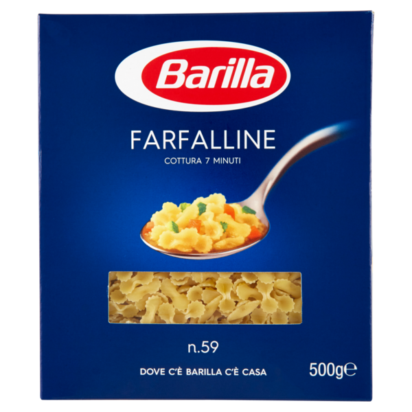 BARILLA 59 Suppeneinl. Mini Farfalle (Farfalline) HW 500gr x 32