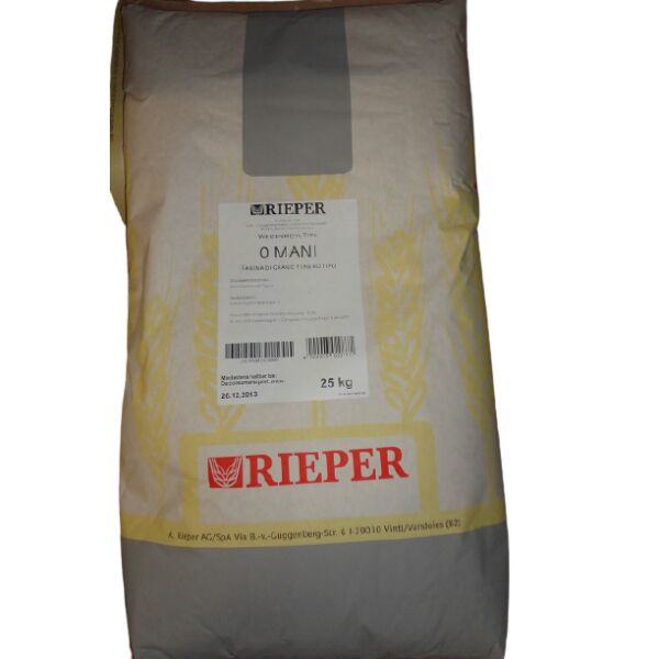 Mehl RIEPER 0 Manitoba 25kg (L=3) cod.0051