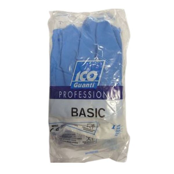 Handschuhe BASIC blau L 8-8,5 10 Paare x 5