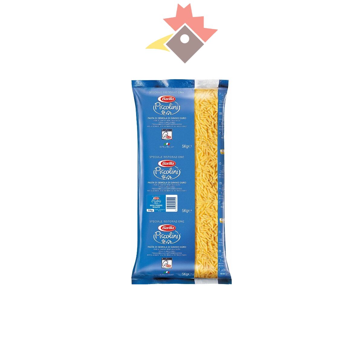 BARILLA 66 MINI PENNE RIG. 5kg x 3 Piccolini - Seppi Onlineshop, 18,60 €