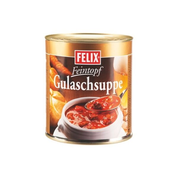Suppe Gulasch FELIX 1/1 800mlx6 ca.4Porz. cod.63332 (L=14, P=140)