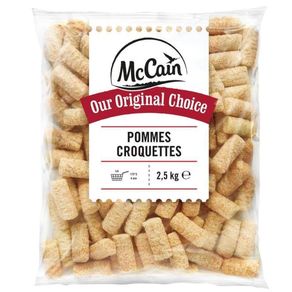 Crochette classiche lunghe McCain Pommes Croquettes 2,5kg x 4 (x72) cod.11412