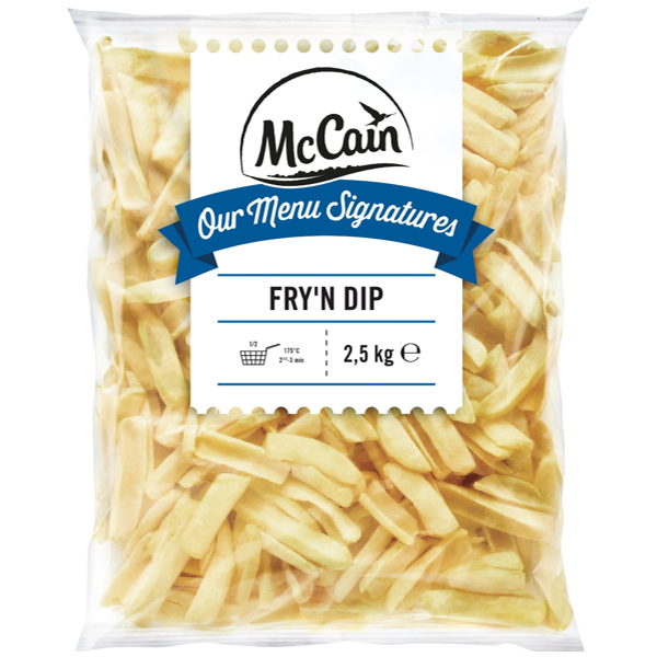 Pomm FryÂ´n Dip McCain 2,5kg x 5 (mit Schale) cod.400005