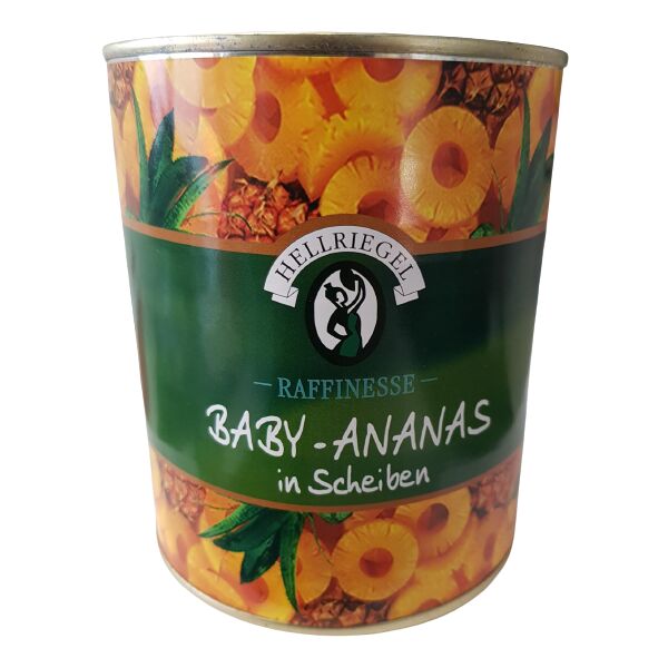 Ananas MINI BABY Scheiben 30-33 Sch. 830gx12
