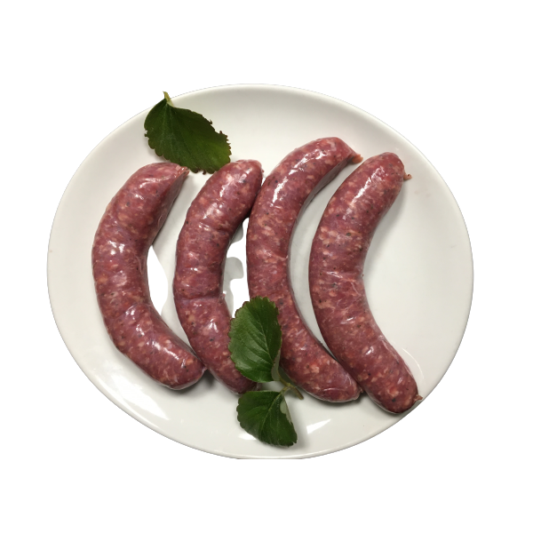 Salsiccia contadino naturale fresco x 4 pz ca.0,5kg/cf