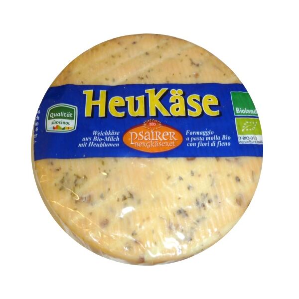 Kaese Heukaese BIO Form ca.600g Psairer Bergkaeserei Algund (laktosefrei) Suedtirol SQZ cod.195