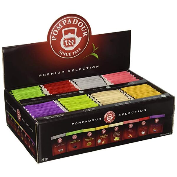 Te POMPADOUR Premium Selection 8 tipi x 15 bustine = 120 bustine cod.77552