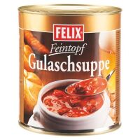 Zuppa di gulasch FELIX 2.9kg x 3 ca.14porz. cod.83305...