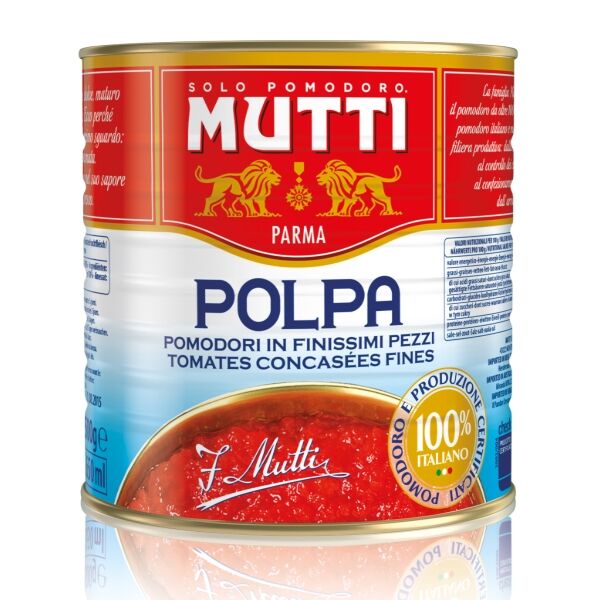 Pelati Polpa Pomodoro Mutti 2500grx3 cod.107012301