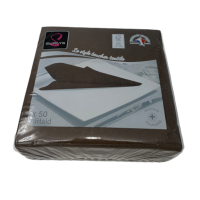 Tovaglioli marrone caffe 40x40cm carta a secco 50pz x 20...