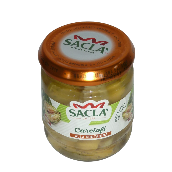 Carciofini tag. alla contadina olio semi girasole SACLa  285g x 12 cod.100318801