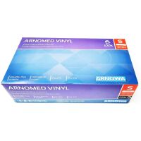 Handschuhe VINYL Arnomed cremeweiss S 6-6,5 100St x 10...