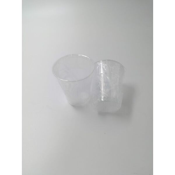 Bicchiere 250ml trasp. imb. sing. BIO 400pz trasparente