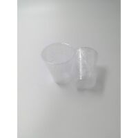 Becher 250ml transp. (tacca 200ml) einzeln verpackt BIO...