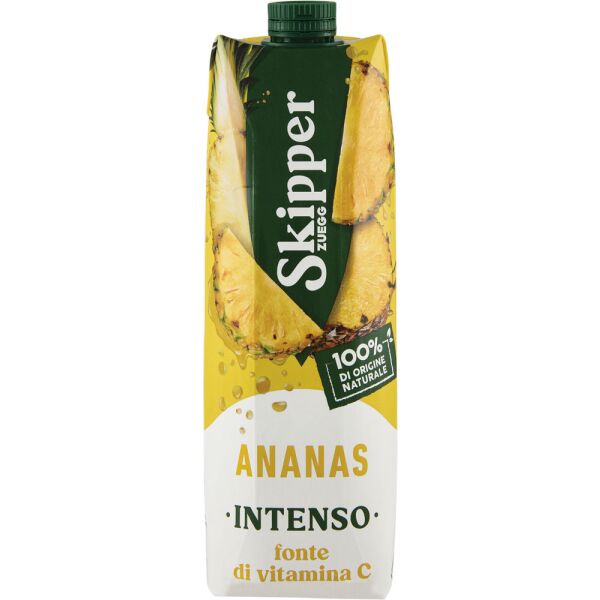 Bevanda di ANANAS 100% SKIPPER Zuegg 1ltx12 Tetra cod.100425517