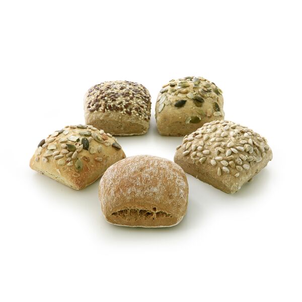 Brot Steinofen Mini Broetchen MIX 5 Sorten vorgep. LIMEX 40grx175 cod.05507MM